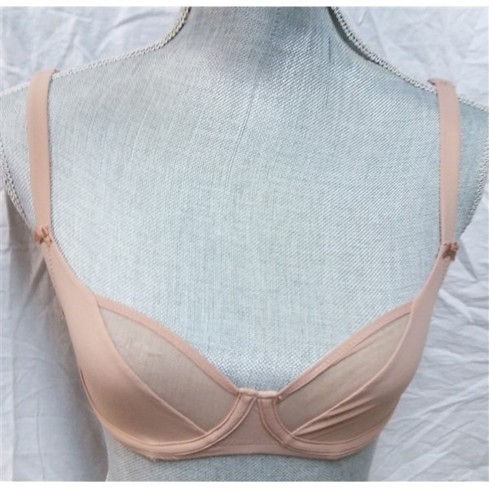 NEW Addiction Nouvelle 30C Basic Full Unlined Underwire Bra AD13-05 Beige 128576